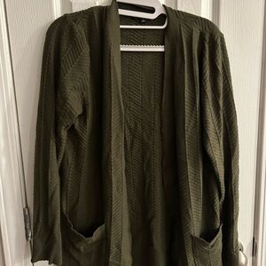 Olive cardigan L